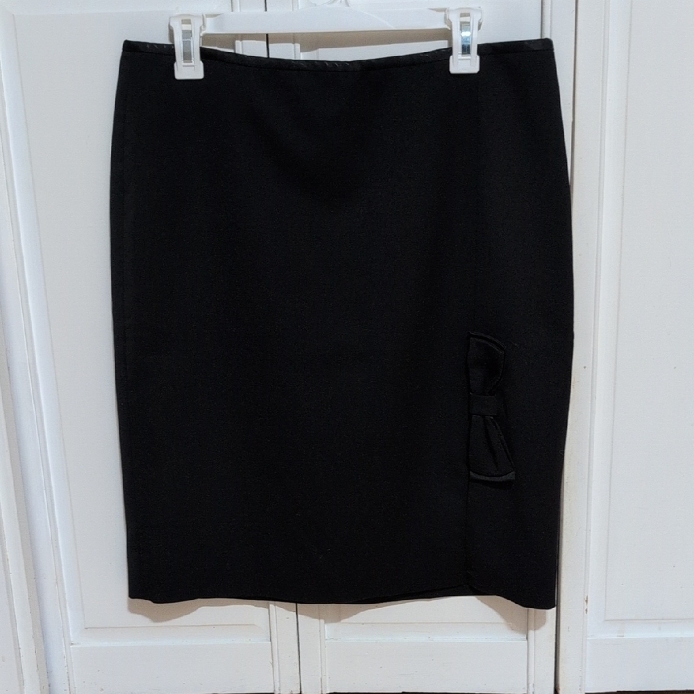 White House Black Market Black Pencil Skirt Knee-Length Work
